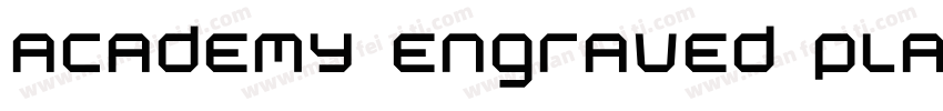 Academy Engraved Plain Regular字体转换